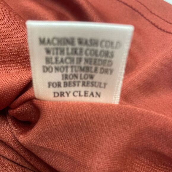 LOVE RICHE Orange Dress Size Medium Long Sleeve - Picture 10 of 10